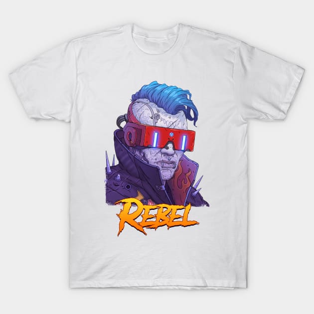 Rebel Design 4 T-Shirt by KAENKODI